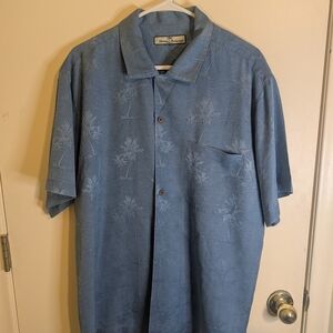 Tommy Bahama Blue Palm Tree Shirt